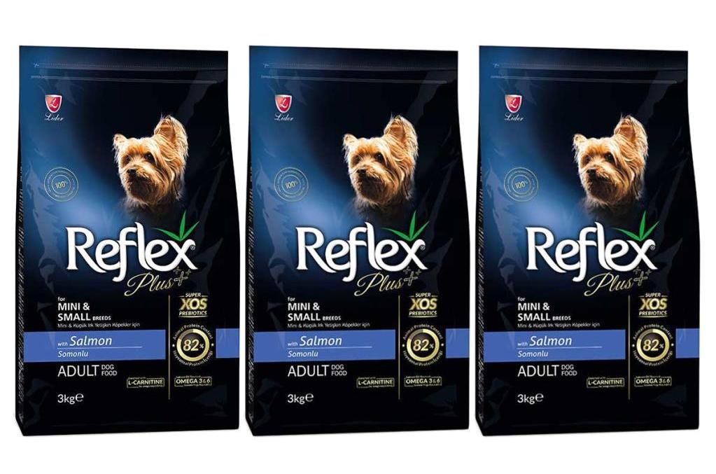 Reflex Plus Somonlu Yetişkin Kuru Köpek Maması 3x3 kg