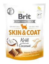 Brit Functional Snack Skin & Coat Karidesli-Hindistan Cevizli Köpek Ödül Maması 150 gr