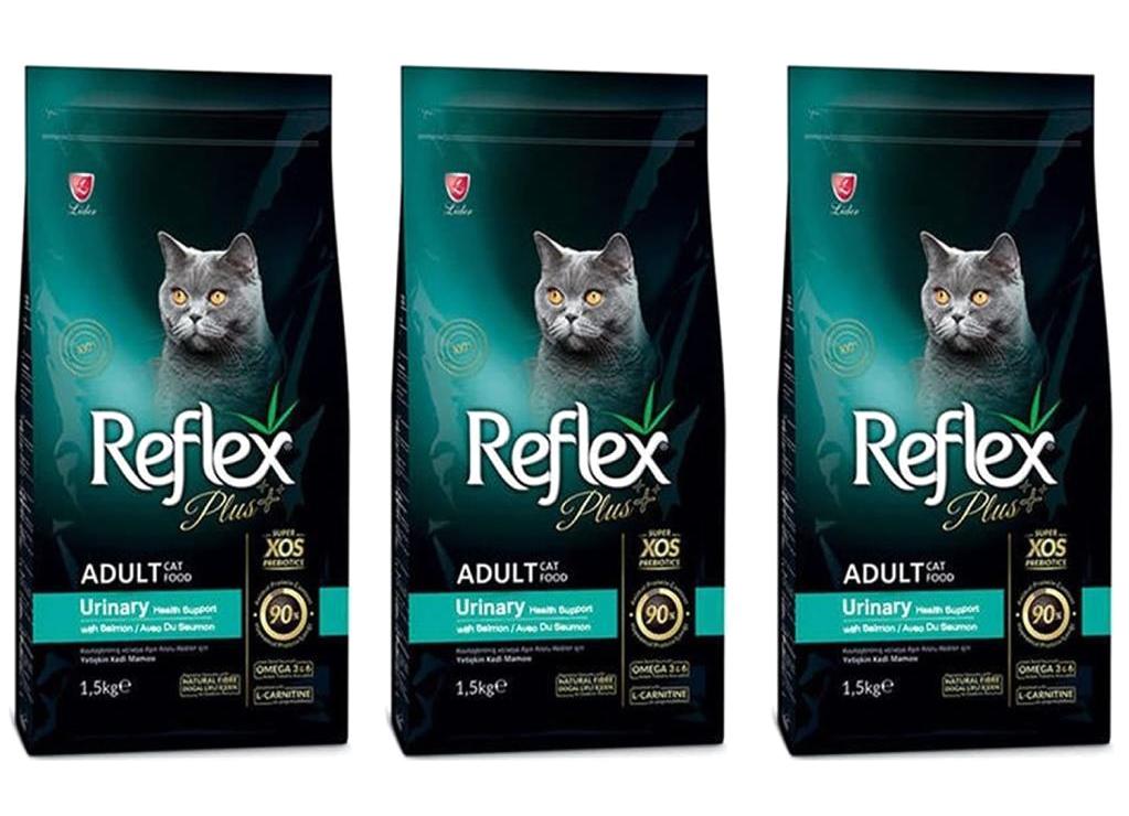 Reflex Plus Urinary Tavuklu Yetişkin Kuru Kedi Maması 3x1.5 kg