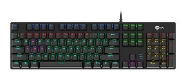 Lenovo Lecoo KG1101 Q RGB Blue Switch Kablolu Siyah Mekanik Gaming Klavye