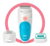 Braun Silk Epil 5 5610 SensoSmart Kablosuz Islak Kuru Epilasyon Aleti Beyaz Mavi