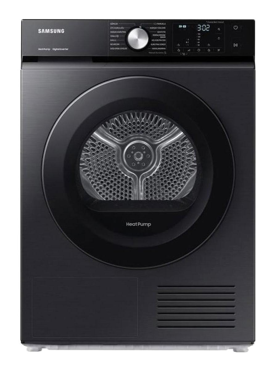 Samsung DV90BBA245ABAH 9 kg Çamaşır Kurutma Makinesi Siyah