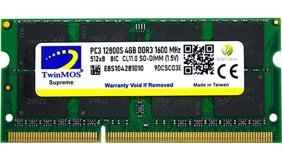 Twinmos Mdd34GB1600N 4 GB DDR3 1x4 1600 Mhz Ram