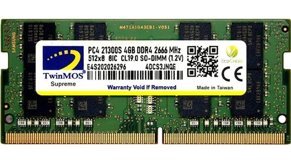 Twinmos MDD44GB2666N 4 GB DDR4 1x4 2666 Mhz Ram