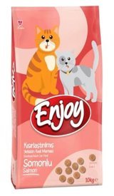 Enjoy Somonlu Kısırlaştırılmış Yetişkin Kedi Maması 10 kg