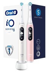 Oral-B iO 6 Series Şarjlı 2'li Diş Fırçası Beyaz Pembe