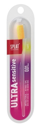Splat Ultra Sensitive Soft Diş Fırçası Sarı Şeffaf