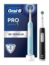 Oral-B Pro Series 1 3D Temizlik Şarjlı Diş Fırçası Mavi Siyah
