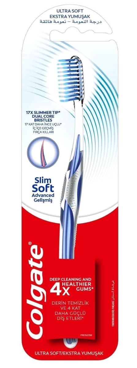 Colgate Slim Soft Advanced Diş Fırçası Mavi