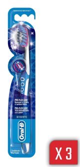 Oral-B Pro-flex 3d White Luxe Yumuşak Diş Fırçası Mavi 3'lü