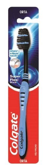 Colgate Super Flexi Diş Fırçası Mavi Siyah