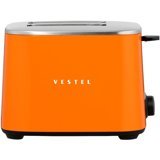 Vestel Retro 2 Dilim Turuncu Ekmek Kızartma Makinesi