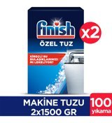 Finish Kireç Kalıntılarına Karşı Koruyucu Bulaşık Makinesi Tuzu 2x1.5 kg