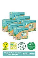 Life By Fakir Ekolojik Vegan Tablet Bulaşık Makinesi Deterjanı 6x30 Adet