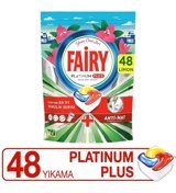 Fairy Platinum Plus Yaza Özel Tablet Bulaşık Makinesi Deterjanı 48 Adet