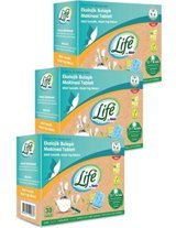 Life By Fakir 5'i 1 Arada Ekolojik Vegan Tablet Bulaşık Makinesi Deterjanı 3x30 Adet