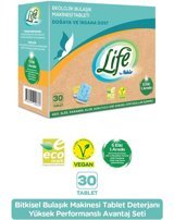 Life By Fakir Ekolojik Vegan Tablet Bulaşık Makinesi Deterjanı 30 Adet