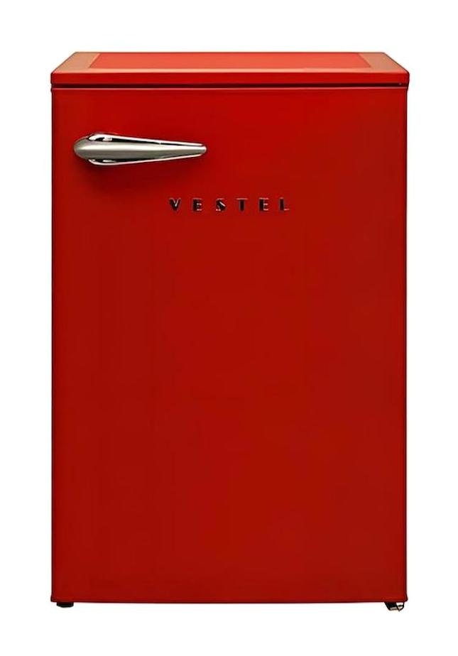Vestel SB14311 121 lt Statik Retro Kırmızı Buzdolabı