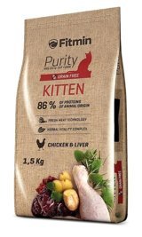 Fitmin Purity Taze Tavuklu Yavru Kuru Kedi Maması 1.5 kg