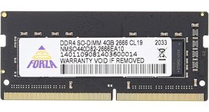 Neo Forza NMSO440D82-2666EA10 4 GB DDR4 1x4 2666 Mhz Ram