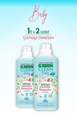 Green Clean U Baby 2x1000 ml Sıvı Çamaşır Deterjanı