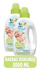 Uni Baby Sensitive 2x1500 ml Sıvı Çamaşır Deterjanı