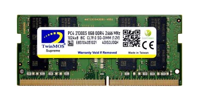 Twinmos MDD48GB2666N 8 GB DDR4 1x8 2666 Mhz Ram