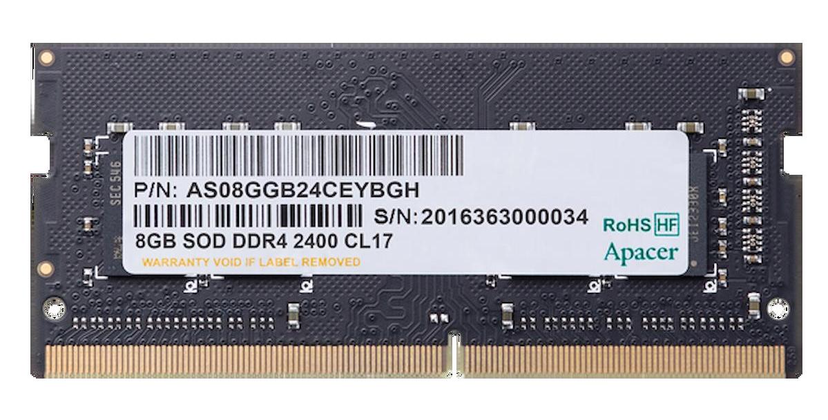 Apacer ES.08G21.GSH 8 GB DDR4 1x8 3200 Mhz Ram