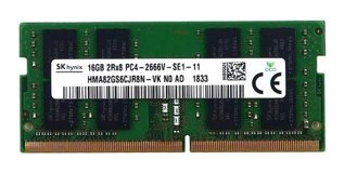 Sk Hynix HMA82GS6CJR8N-VK 16 GB DDR4 1x16 2666 Mhz Ram