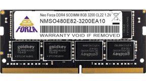 Neo Forza NMSO480E82-3200EA10 8 GB DDR4 1x8 3200 Mhz Ram