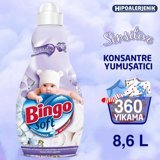 Bingo Soft Sensitive Konsantre 60 Yıkama Yumuşatıcı 6x1.44 lt