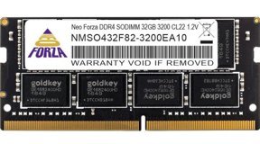 Neo Forza NMSO432E82-3200EA10 32 GB DDR4 1x32 3200 Mhz Ram