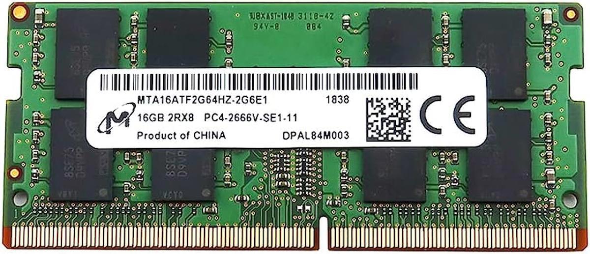 Micron MTA16ATF2G64HZ-2G6E1 16 GB DDR4 1x16 2666 Mhz Ram