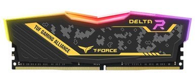 Team T-Force Tuf Yellow Delta Rgb TF9D48G3200HC16F01 8 GB DDR4 1x8 3200 Mhz Ram