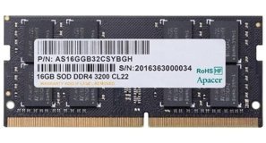 Apacer ES.16G21.PSH 16 GB DDR4 1x16 3200 Mhz Ram