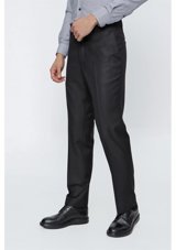 İmza Comfort Fit Rahat Kesim Klasik Pantolon 1003225150-Siyah 50