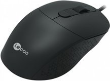 Lecoo Ms102 Yatay Kablolu Siyah Optik Mouse
