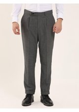 Dufy Gri Erkek Slim Fit Pantolon - 97669 52