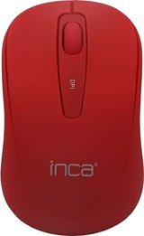 Inca Silent Sessiz Yatay Kablosuz Kırmızı Optik Mouse