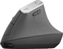 Logitech MX Sessiz Ergonomik Yatay Kablosuz Siyah Optik Mouse