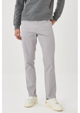 Wrangler Texas Slim Fit Dar Kesim Normal Bel Açık Gri Esnek Pantolon W12S004035 34 - 30