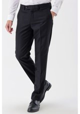 İmza Gabardin Yan Cepli Comfort Fit Rahat Kesim Klasik Pantolon 1003235123-Siyah 54