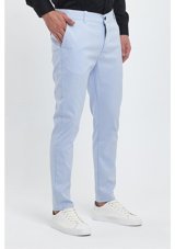 Ukdwear Erkek Buz Mavi Italyan Kesim Petek Desen Keten Pantolon Buz Mavi Ukd3010 32