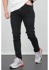 Edwoxmen Erkek Slim Fit Çizikli Erkek Jean Füme Edw074-Füme 33