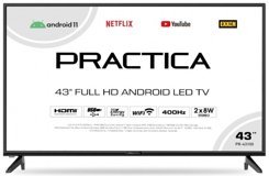 Practica 86PUS8807 43 inç FULL HD 108 Ekran Flat Uydu Alıcılı Smart Led Televizyon