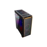 Vento VG06F RGB Mesh 1 Fanlı Siyah Dikey Kullanım Mid Tower Oyuncu Bilgisayar Kasası