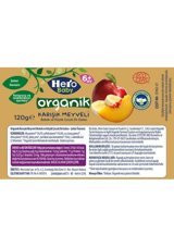 Hero Baby Laktozsuz Tahılsız Organik Meyveli Kavanoz Maması 120 gr