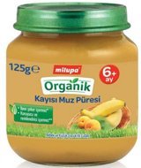 Milupa Kayısı Muz Laktozsuz Tahılsız Organik Meyveli Kavanoz Maması 125 gr