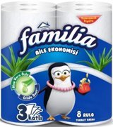Familia Aile Ekonomisi 3 Katlı 8'li Rulo Tuvalet Kağıdı