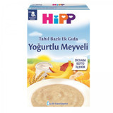 HiPP Yoğurtlu Laktozsuz Tahıllı Organik Meyveli Kaşık Maması 250 gr